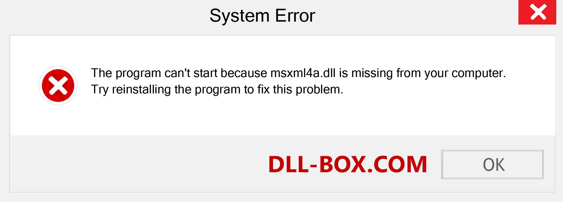  msxml4a.dll file is missing?. Download for Windows 7, 8, 10 - Fix  msxml4a dll Missing Error on Windows, photos, images